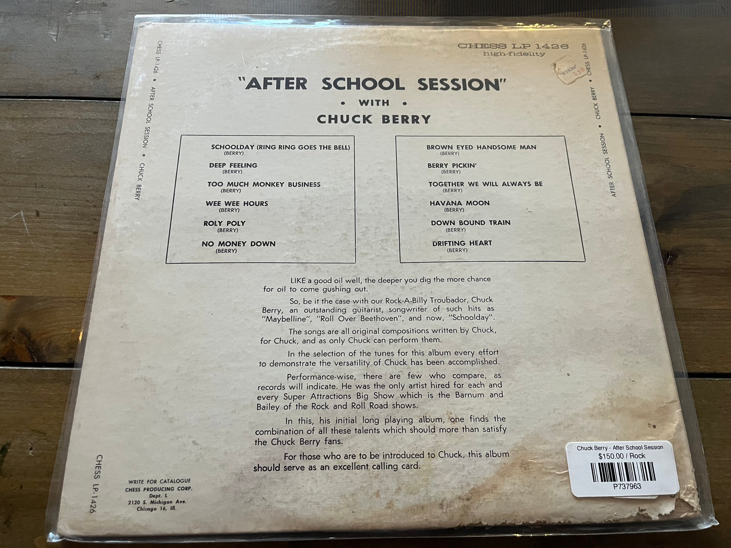 Chuck Berry - After School Session