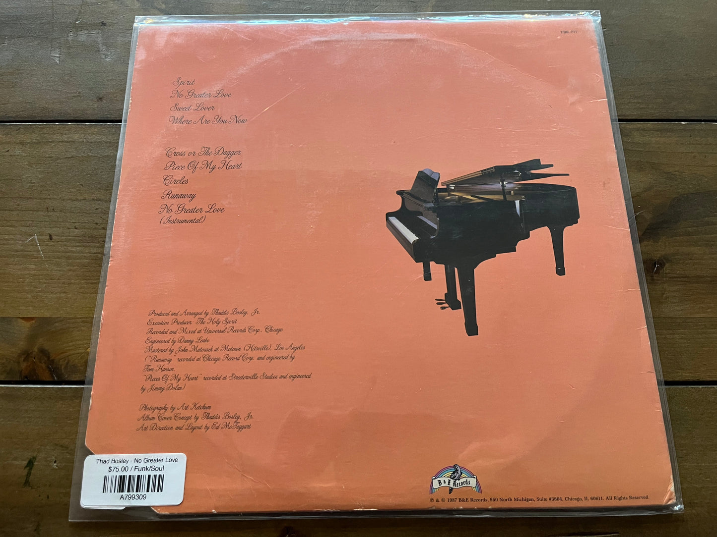 Thad Bosley - No Greater Love