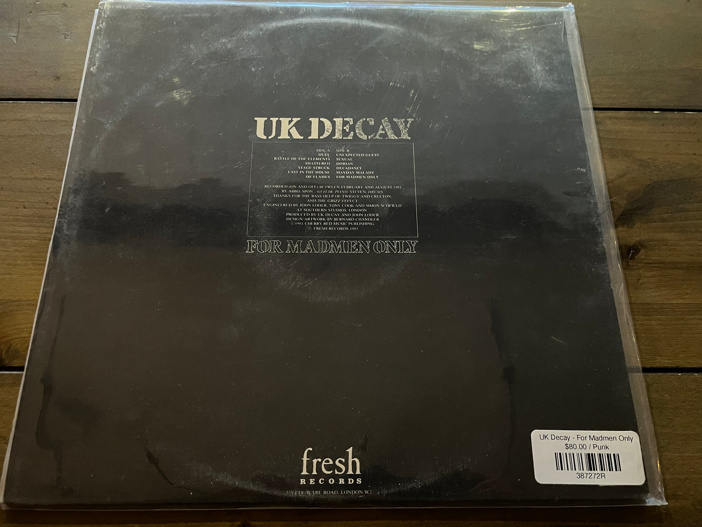 UK Decay - For Madmen Only
