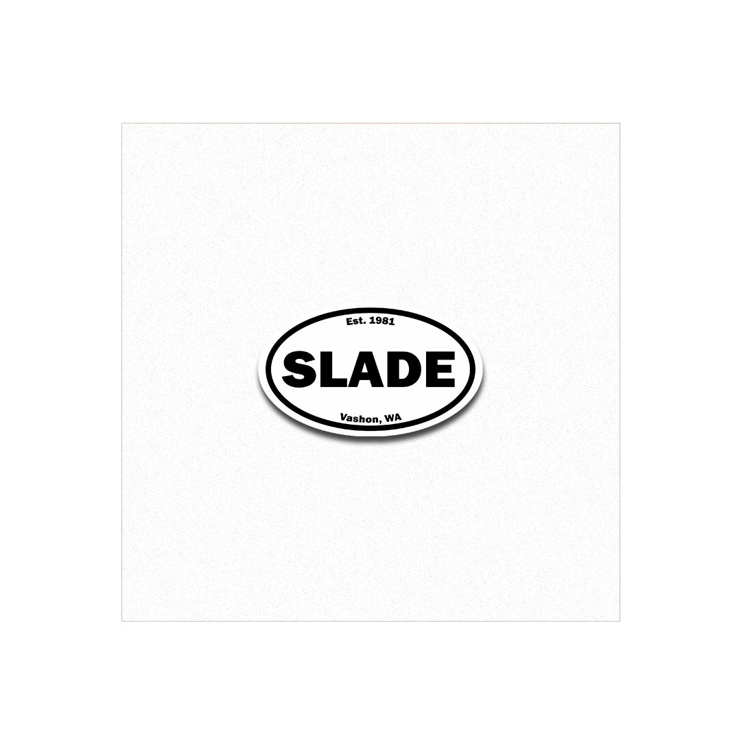 Isaac Slade Oval Stickers