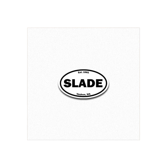 Isaac Slade Oval Stickers